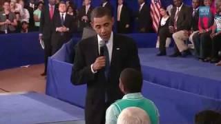 Child Asks Obama:"Why Do People Hate You?"