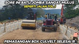 Sore Ini Batu Jomba Sangat Mulus !!! Pemasangan Box Culvert Hampir Selesai