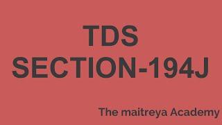 TDS Section-194J Fees on Professional Service or Technical Services include Covid-19 Impact