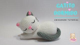 Little Cat Asleep Tutorial of Amigurumi Pattern description