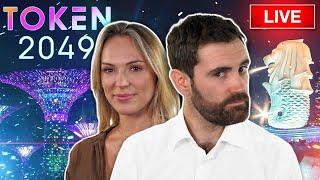  LIVESTREAM: TOKEN2049, Singapore, Crypto NEWS & MORE!!