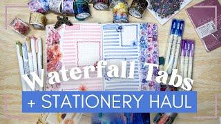 Creative Journal Setup March 2025 [Waterfall Dutch Door Spread] + HUGE Stationery Haul