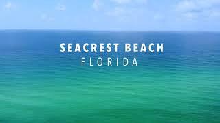 Drone footage of Seacrest Beach, Florida