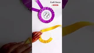 How to make paper badges | Award Ribbon ideas| Easy and beautiful Paper badges | Craft work