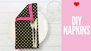 How to Make Napkins, DIY cloth napkins sure to IMPRESS!