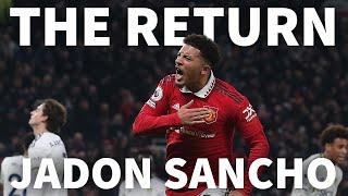 WELCOME BACK, JADON SANCHO | Manchester United 2 - 2 Leeds United