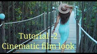 How to Edit Cinematic Video  in Kinemaster | Colour grading Teal & Orange Background.Tutorial-2