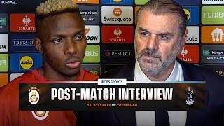 Ange Postecoglou & Victor Osimhen speak after Spurs lose in Istanbul | Galatasaray vs Tottenham