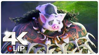 Pua Crashes on Maui Scene | MOANA 2 (NEW 2024) MOVIE CLIP 4K