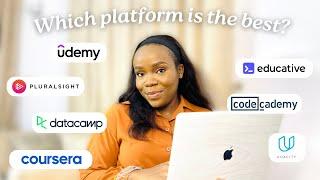 TOP 3 TECH LEARNING PLATFORMS | Review of Udacity, Udemy, Datacamp, Coursera, Pluralsight, Educative