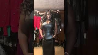 Macy’s I.N.C. Faux Leather dress No 2