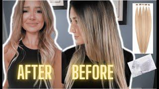 HOW TO REUSE YOUR KERATIN HAIR EXTENSIONS ll At Home Keratin Hair Extensions