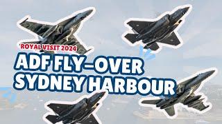 ADF fly-over Sydney Harbour | Royal Visit 2024