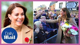 'I missed me hair appointment to meet you': Kate Middleton compliments fans