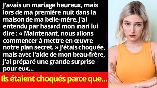 J'ai entendu mon mari dire à sa mère : « Enfin, elle est tombée dans notre piège. Commençons notre…