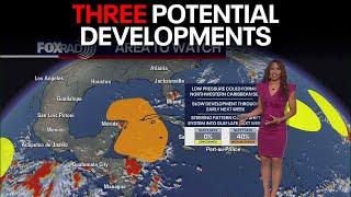 Watching THREE possible areas of tropical cyclone development in Atlantic | Tropical Weather Forecas