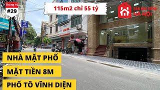 Bán Nhà Mặt Phố Hà Nội 115m2 Mặt Tiền 8m Phố Tô Vĩnh Diện Gần Ngã Tư Sở