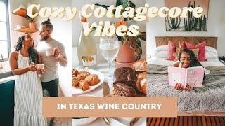 Cozy Cottagecore Vibes in the Texas Hill Country || Vegan in Fredericksburg Texas