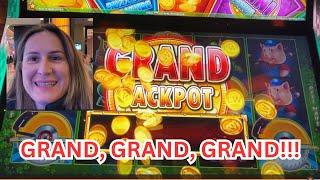 I won GRAND on Huff n more Puff slot machine! HOT ALERT!!! MUST WATCH! My BIGGEST WIN on this slot!