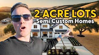 MAGNIFICENT LUXURY HOMES ON 2 ACRE LOTS IN SACRAMENTO, CA (Rescue, CA)