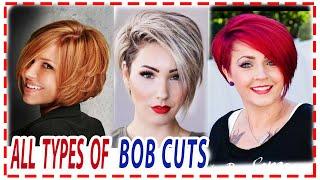 Short & Bob Haircuts 2024. For Women 30+ 40+ 50+ 60+. Overview of All Types