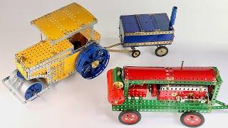 Meccano Road Roller, Compressor and Tar Boiler – Road Repair Unit