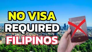 10 Countries Where Filipinos Are Allowed to Visit WITHOUT a Visa