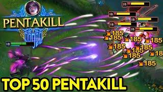 TOP 50 BEST LEAGUE OF LEGENDS PENTAKILLS OF 2020!