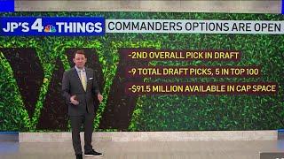 JP's 4 Things: Commanders options are open | NBC4 Washington