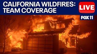 Three LA County fires torch Palisades, Malibu, Pasadena, Sylmar