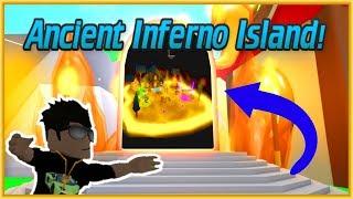 How to get to ANCIENT INFERNO ISLAND in Roblox Ninja Legends