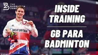 Inside training with the GB Para badminton team