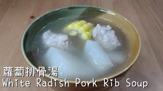 蘿蔔排骨湯/White Radish Pork Rib Soup【自煮人生 Review】