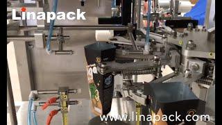 Linapack rotary pouch filling machine packing snack food