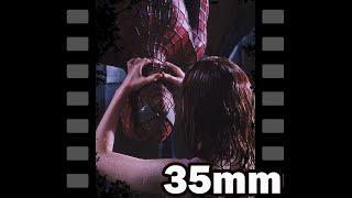 35mm film SPIDER-MAN (2002) Open Matte "Peter and MJ's Upside Down Kiss"