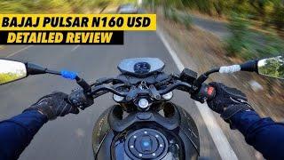 2024Bajaj Pulsar N160 NEW EBONYBlack Slipper Assist Clutch UPDATE Model Review Onroad write review /