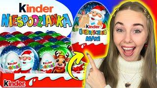 OTWIERAM ŚWIĄTECZNE KINDER NIESPODZIANKI ️ | KINDER | Kinder Niespodzianka | Pattje