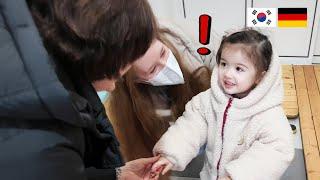 [VLOG] 예고없이 한국에 오신 독일 외할머니를 본 로아의 귀여운 반응
