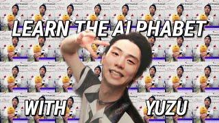 learn the alphabet with yuzuru hanyu (羽生結弦)