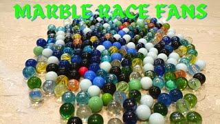 Marble Race Fans - satisfying sound, satisfying video for sleep, Relaxing video #1