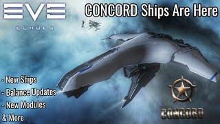 EVE Echoes - CONCORD Ships (Marshal/Enforcer & Pacifer) New Modules Balance Changes & More