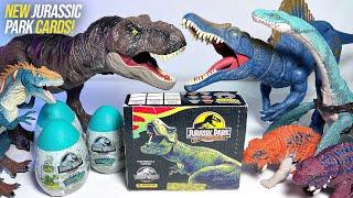 UNBOXING NEW JURASSIC WORLD DINOSAURS Toys! Spinosaurus, T-Rex, Elasmosaurus, Scutosaurus