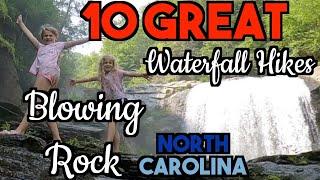 10 Great Short Waterfall HIkes in Blowing Rock, North Carolina