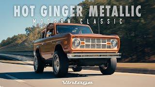 Hot Ginger Metallic Modern Classic by Vintage