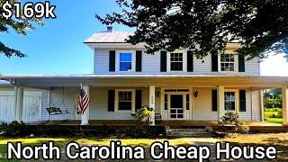 North Carolina Cheap Houses For Sale | $169k | 4bd | 0.60 Acre | North Carolina Cheap Real Estate