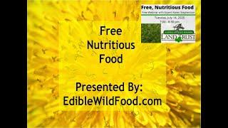 Edible Wild Plants are Free, Nutritious Food