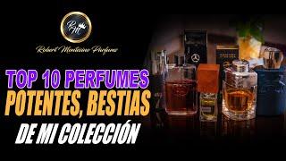 Top 10 PERFUMES  mas POTENTE de mi COLECCION | BEASTMODE,  Bestias, Larga Duración