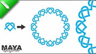 Heart Shape Border Design in Coreldrw | Coreldraw tutorial | Maya Graphics | #coreldrawtutorials