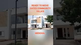 GATED COMMUNITY VILLA'S @ HYDERABAD || READY TO MOVE || MEDCHAL || KOMPALLY   9666408699 #villas