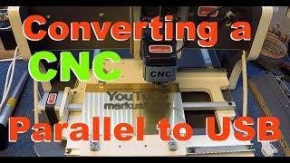 Repair CNC machine and convert from parallel to USB for Mac & Windows